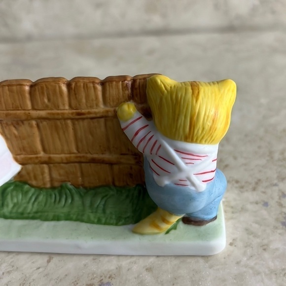 Vintage Schmid Kitty Cucumber Figurine J. P. Buster Sign 1987 - Picture 7 of 8